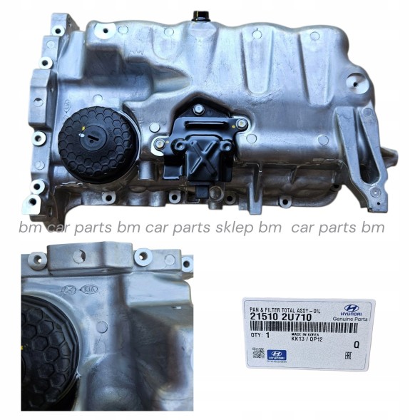 Hyundai OE 215102U710 21510-2U710 hk Піддон масляний з фільтром для Hyundai i30, i40, Tucson, Kia Ceed, Sportage 1.6 CRDI 215102U710 OE