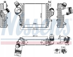 Nissens 961304 Інтеркулер nissens 961304