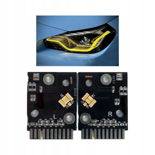 Китай DRL G42/G87 HIGH LED CONFIG Модулі CSL YELLOW DRL для BMW 2/M2 G42/G87 2021- High Match