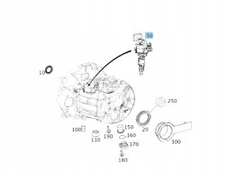 Mercedes-Benz OE A910267010064 Оригінальний механізм вибору передач A9102670100