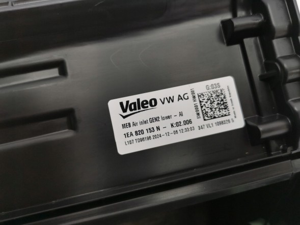 Volkswagen OE 1EA820153N, DWP532994OE Вентилятор повітродувки обігрівача vw id.4 id.5 id7 1ea820153n новий оригінальний