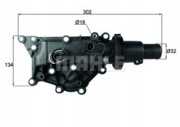 Mahle TH 59 89 Термостат th 59 89 mahle renault