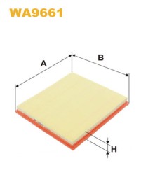 WA9661 WIX FILTERS Фільтр повітряний