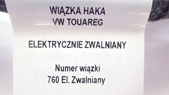VAG-SYSTEM 760 wiązka haka ЖГУТ ГАЧКА VW TOUAREG III 760 БУКСИРНИЙ ГАК