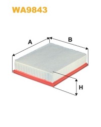 WA9843 WIX FILTERS Фільтр повітряний