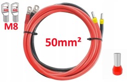 Китай EP-2LGY/50240M8 КАБЕЛЬ ПРОВІД ШНУР LgY 240 см АКУМУЛЯТОР ІНВЕРТОР ФАЙЛОВИЙ УВІМК/ВИМК OFF GRID 50мм2 M8