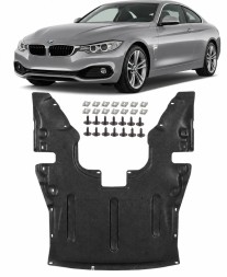 PC 51757241818 7+SI ЗАХИСТ ДВИГУНА ПІД ДВИГУН BMW Серія 4 F32 F33 F36 XDRIVE + КРІПЛЕННЯ