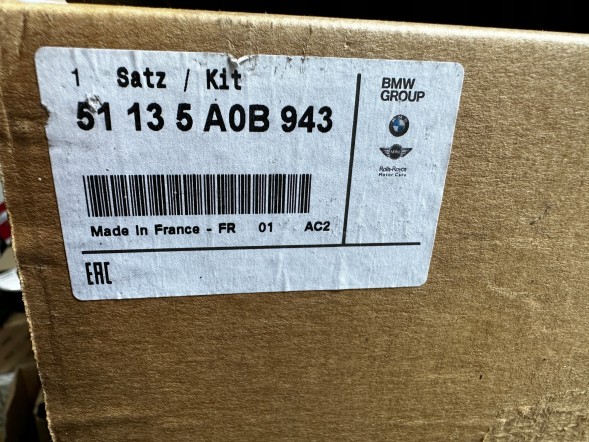 Mini OE 5A0B943 Mini F55 Ліва чорна смуга Чорний декор задніх дверей New Orig