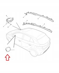 MG OE 11646086-PHD Подушка водія (MG 3 2024- hybrid)