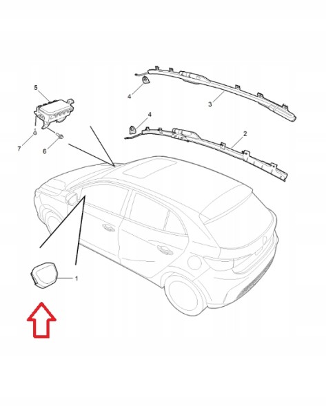 MG OE 11646086-PHD Подушка водія (MG 3 2024- hybrid)