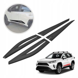CHROMEMASTER RD-SD-0066-002 Бічні молдинги дверей захисні накладки на кузов для TOYOTA RAV4 V 2019-