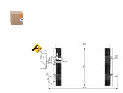 NRF NRF35527(iMOTO) Конденсатор кондиціонера mercedes a-клас w 168 98- + набір водія #37
