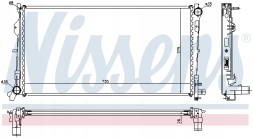 Nissens 61018A Радіатор, система охолодження двигуна nissens 61018a