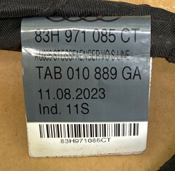 Audi OE 83H971085CT 83H971085 CT audi q3 f3 wiązka zderzaka przód 83h971085ct czujniki pdc instalacja przedniego zderzaka oem oe audi q3 ДЖГУТ ПРОВОДКИ ПЕРЕДНЬОГО БАМПЕРА AUDI Q3 F3 83H 83H971085CT + ДАТЧИКИ PDC