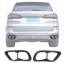 AC BMW3211BLACK НАКЛАДКИ НА ВИХЛОПНІ ТРУБИ ЧОРНІ BMW X5 G05 X6 G06 X7 G07 2019-2022