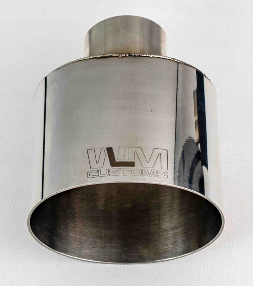 WLM Customs WLM-CH-OW-100x125 Овальний вихлопний наконечник WLM Customs Polisher 100x125