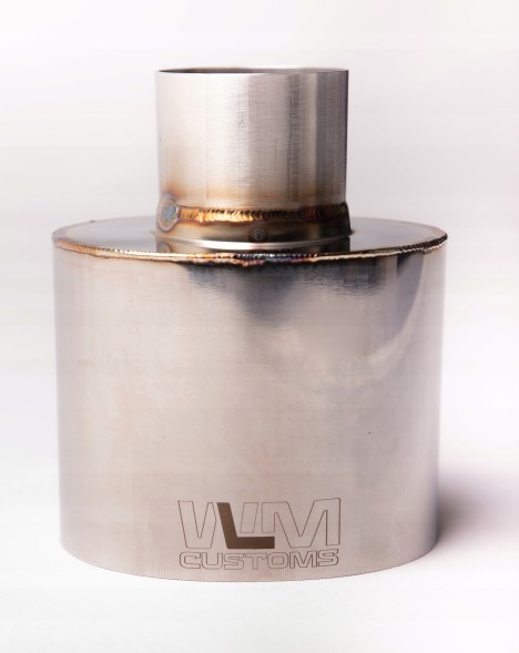 WLM Customs WLM-CH-OW-100x125 Овальний вихлопний наконечник WLM Customs Polisher 100x125