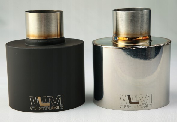 WLM Customs WLM-CH-OW-100x125 Овальний вихлопний наконечник WLM Customs Polisher 100x125
