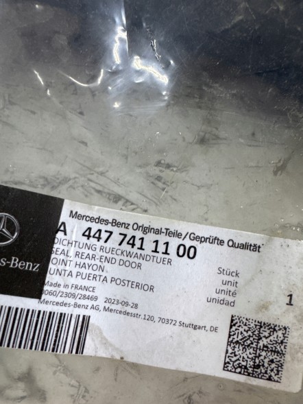 Mercedes-Benz OE A4477411100 jk MERCEDES VITO V КЛАС W447 ПРОКЛАДКА ЗАСЛІНКИ A4477411100 НОВА