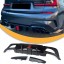 Китай Dyfuzor Dokładka LED BMW G20 G21 M340i Дифузор BMW G20 G21 Чорний Блиск + Накладки Бампера Пакет Накладка M340i