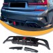 Китай Dyfuzor Dokładka LED BMW G20 G21 M340i Дифузор BMW G20 G21 Чорний Блиск + Накладки Бампера Пакет Накладка M340i
