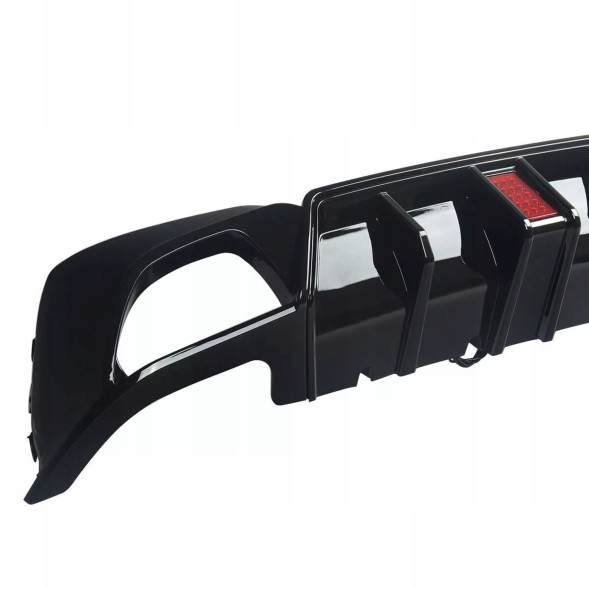 Китай Dyfuzor Dokładka LED BMW G20 G21 M340i Дифузор BMW G20 G21 Чорний Блиск + Накладки Бампера Пакет Накладка M340i