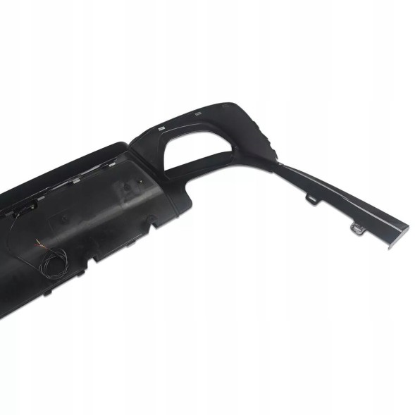 Китай Dyfuzor Dokładka LED BMW G20 G21 M340i Дифузор BMW G20 G21 Чорний Блиск + Накладки Бампера Пакет Накладка M340i