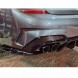 Китай Dyfuzor Dokładka LED BMW G20 G21 M340i Дифузор BMW G20 G21 Чорний Блиск + Накладки Бампера Пакет Накладка M340i