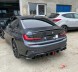 Китай Dyfuzor Dokładka LED BMW G20 G21 M340i Дифузор BMW G20 G21 Чорний Блиск + Накладки Бампера Пакет Накладка M340i