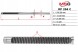 MSG OP204C Планка зубчаста рульової передачі Opel Signum 03-08, Opel Vectra 02-08