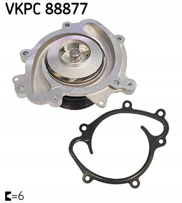 SKF VKPC 88877 Водяний насос, охолодження двигуна vkpc 88877 skf