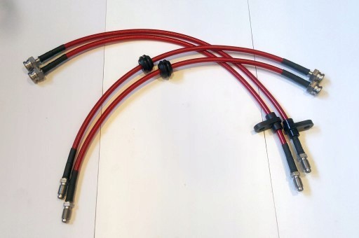 Pizza Brakes Przewody hamulcowe w oplocie Ford Focus ST MK3 III Гальмівні дроти в обплетенні Ford Focus ST MK3 III