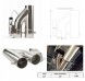 RBS Technology RPYJ01G Дросельна заслінка для вихлопу Y-pipe / два метелики 2" 51мм
