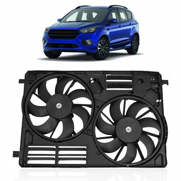 CHINA EJ738C607AF Вентилятор охолодження для ford kuga mk2 ii 2016-2019