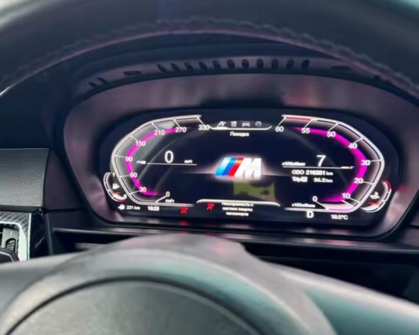 CM CMS45759080547404516 Цифровий спідометр для BMW 5 серії E60 CCC CIC 12.3" Virtual Cockpit