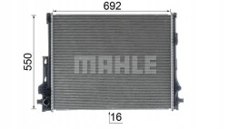 Mahle CR 2607 000P Охолоджувач води cr 2607 000р mahle