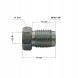 PHU DONOCIK KPS-02 SF/11x10 - 10szt Końcówka przewodu hamulcowego sztywnego M10x1 SF, wersja na klucz 11mm 10X наконечник жорсткого гальмівного проводу м10x1 - sf - грибок - ключ 11