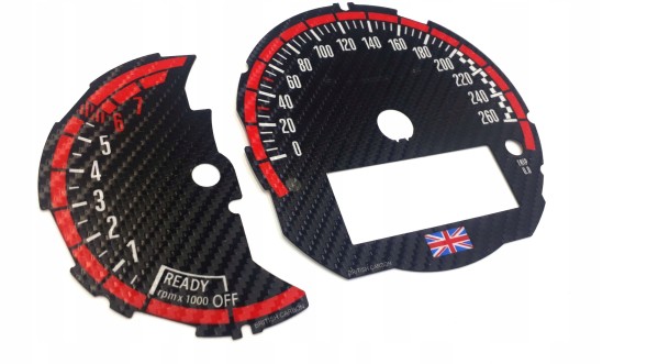 Moman 0089688092422 MINI F55 F56 F57 British Carbon Custom диски лічильника заміна годинників