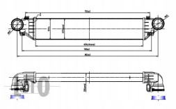 Abakus 054-018-0002 Інтеркулер для mercedes c-klasa w203 2000-2007