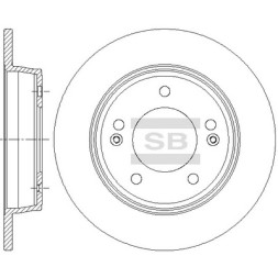 SD1085 SANGSIN Гальмівний диск