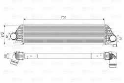 Valeo 818561 Перезарядний охолоджувач повітря valeo 818561