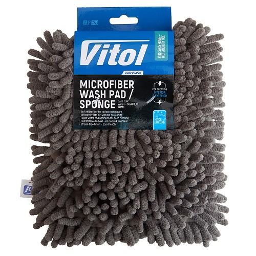 64354 VITOL Мочалка мікрофіброва Vitol 15 20 1 см VRJ 1520