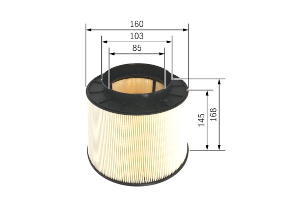 F026400394 BOSCH Фільтр забору повітря