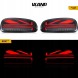 VLAND LDMC30 mhm Комплект задніх ліхтарів Vland Led Bar Neon LED Tuning Mini Clubman f54 2014-2019