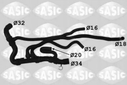 Sasic 3404201 Шнур еластичний радіатора