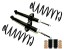 MCS 55302372KPL11 2x АМОРТИЗАТОРИ ПРУЖИНИ ГУМИ ЗАДНІ SEAT IBIZA 93-02 ##