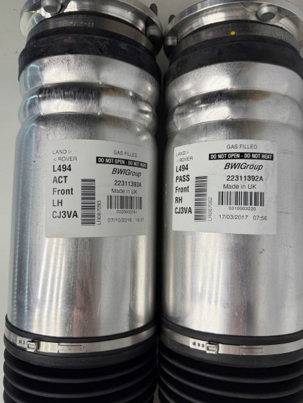 OEM LR087082G Амортизатор передній правий з пневмоподушкою підвіски Range Rover Sport L494 OEM