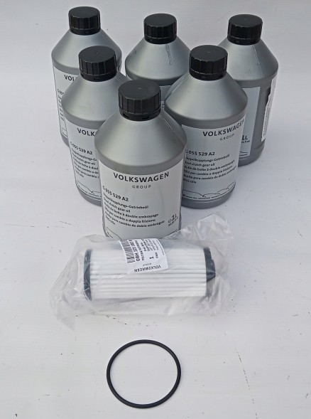 Volkswagen OE olej G055529A2 + filtr 0BH325183B + oring VW G055529A2 масляний 6L фільтр трансмісії 0BH325183B DSG Skoda Seat Cupra