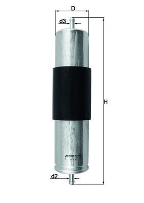 KL473 MAHLE ORIGINAL Фільтр палива