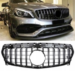 PELOPTICAR A117034 ГРИЛЬ АТРАПА PANAMERICANA AMG MERCEDES CLA C117 W117 X117 13-17 ЧОРНИЙ